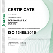 TOP Medical ISO 13485:2016 Certified & MDR Proof